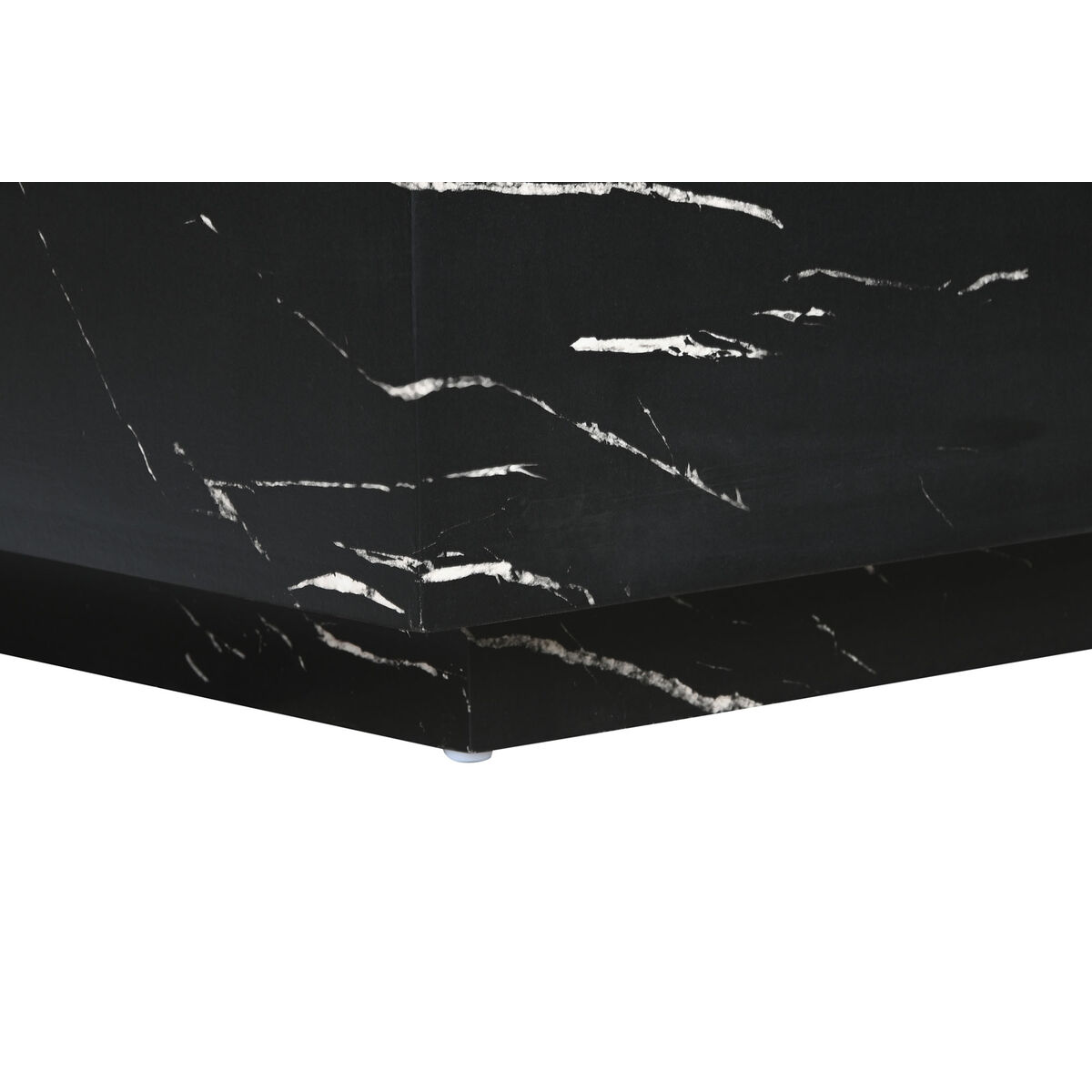 Table Basse Home ESPRIT Noir Bois MDF 90 x 90 x 35 cm